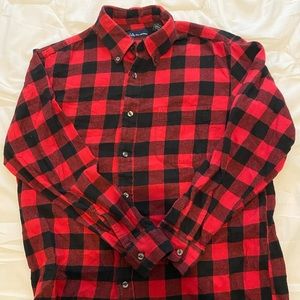 Red plaid flannel